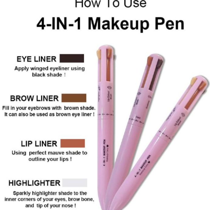 4-in-1 Makeup Pen How to Use